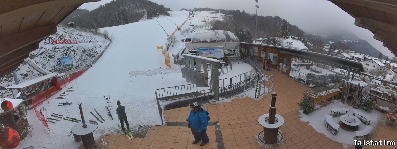 Archiv Foto Webcam Skigebiet Oberaudorf Hocheck: Talstation