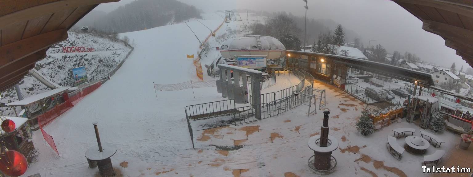 Archiv Foto Webcam Skigebiet Oberaudorf Hocheck: Talstation