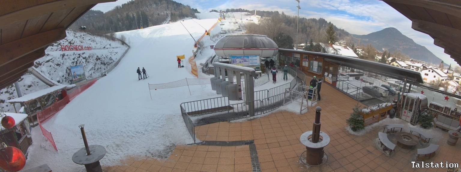 Archiv Foto Webcam Skigebiet Oberaudorf Hocheck: Talstation