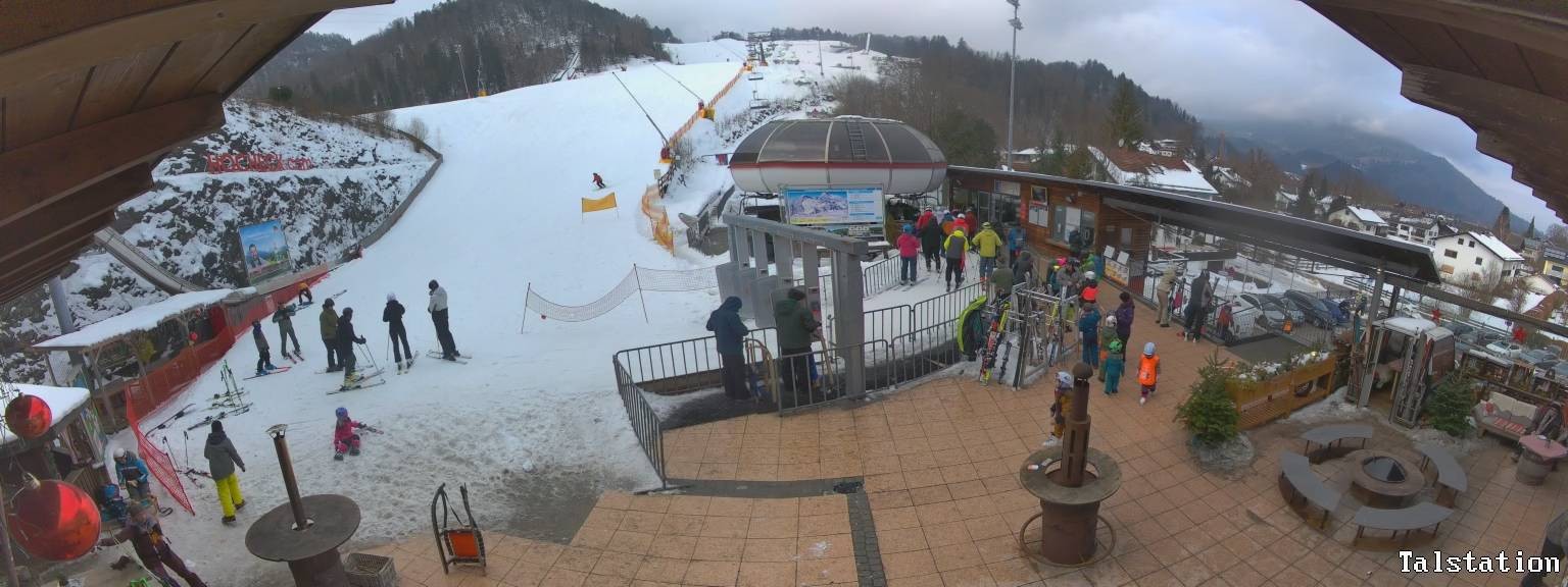 Archiv Foto Webcam Skigebiet Oberaudorf Hocheck: Talstation