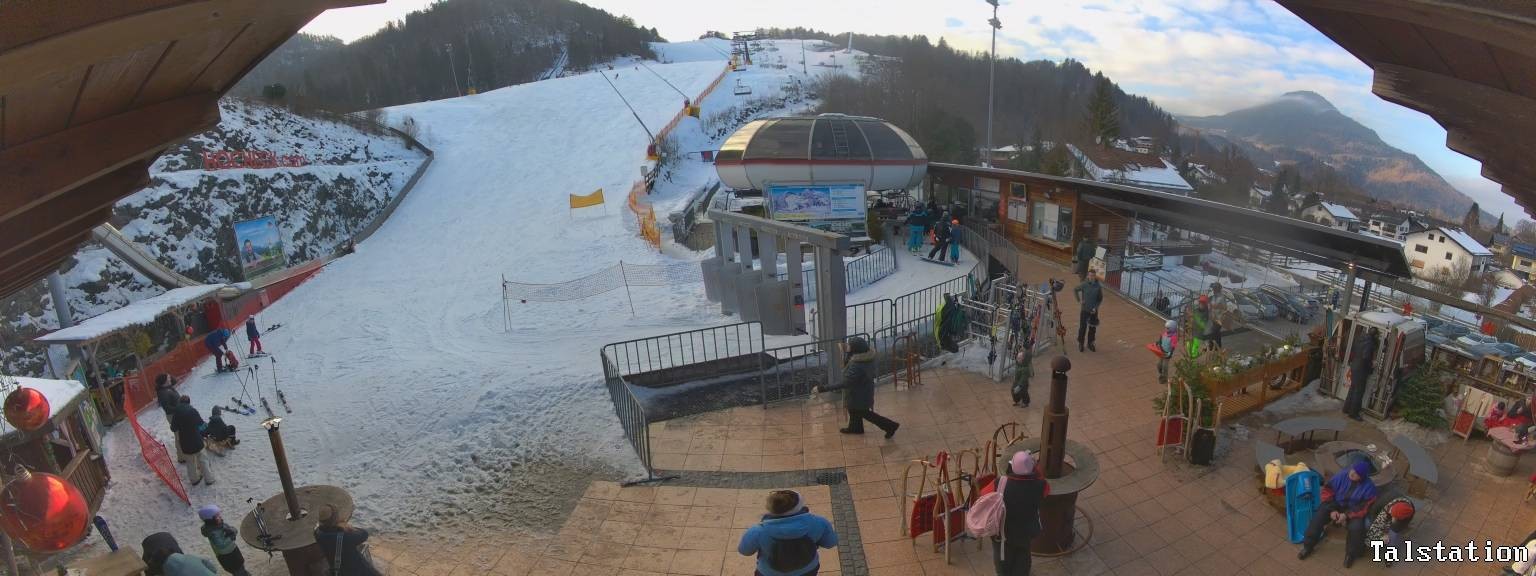 Archiv Foto Webcam Skigebiet Oberaudorf Hocheck: Talstation