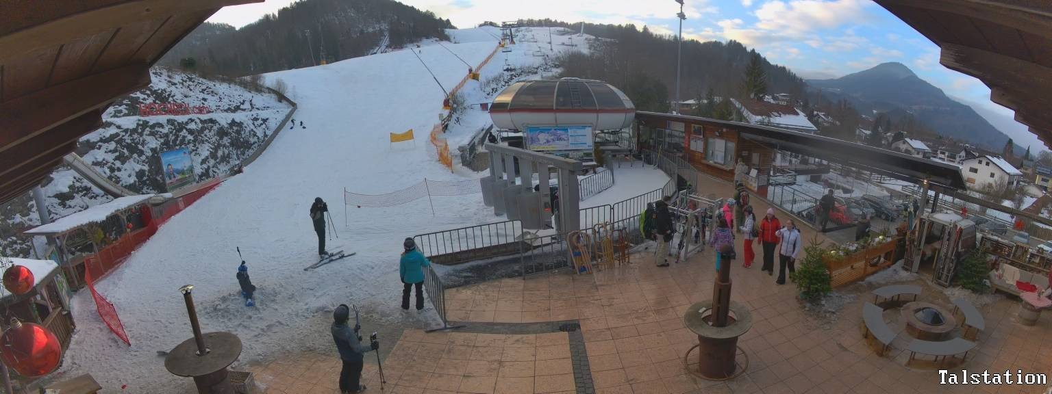 Archiv Foto Webcam Skigebiet Oberaudorf Hocheck: Talstation