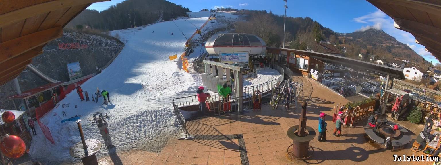 Archiv Foto Webcam Skigebiet Oberaudorf Hocheck: Talstation