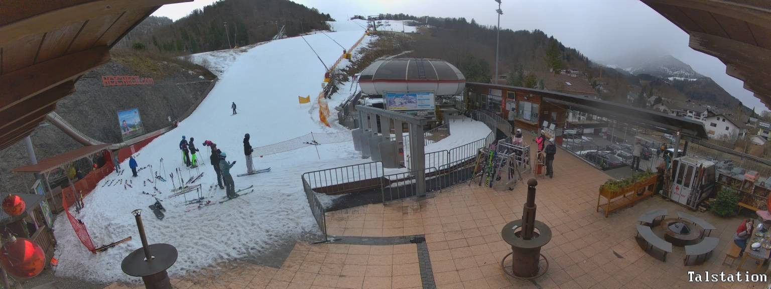 Archiv Foto Webcam Skigebiet Oberaudorf Hocheck: Talstation