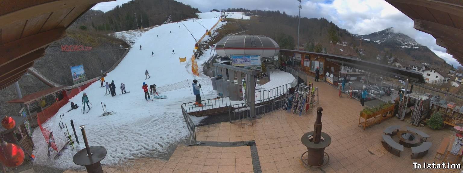 Archiv Foto Webcam Skigebiet Oberaudorf Hocheck: Talstation