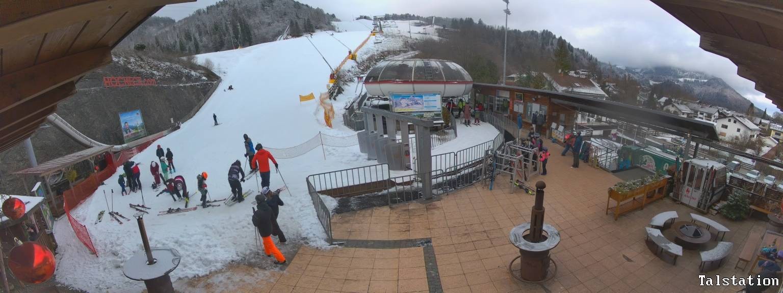 Archiv Foto Webcam Skigebiet Oberaudorf Hocheck: Talstation