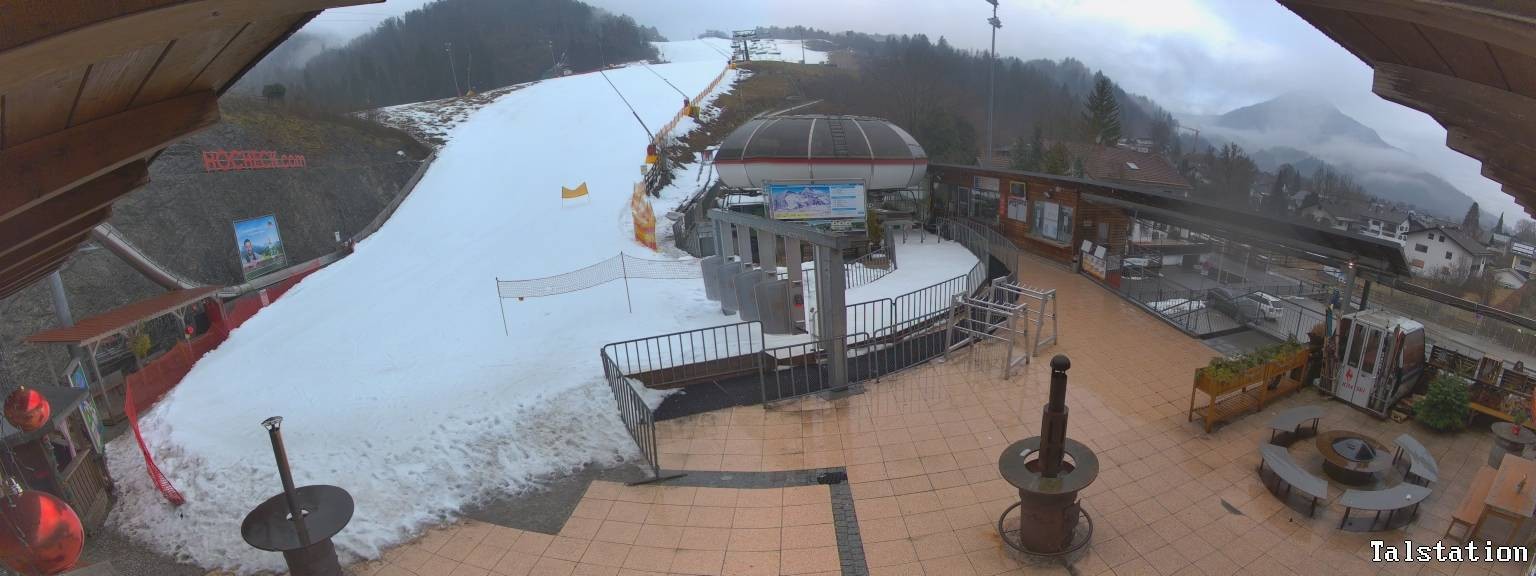 Archiv Foto Webcam Skigebiet Oberaudorf Hocheck: Talstation