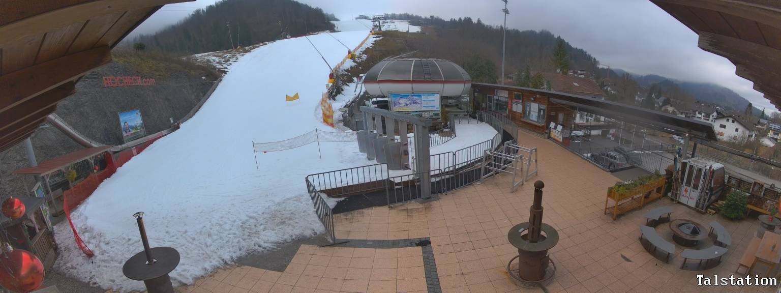 Archiv Foto Webcam Skigebiet Oberaudorf Hocheck: Talstation