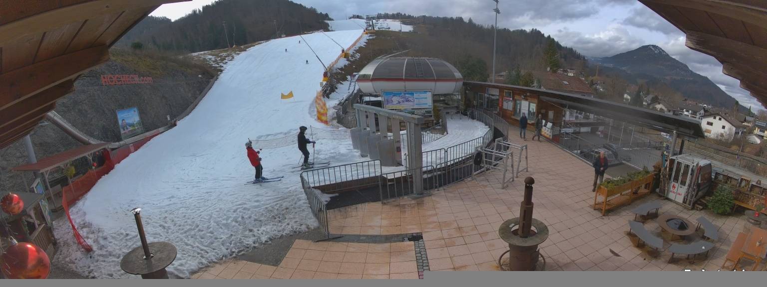 Archiv Foto Webcam Skigebiet Oberaudorf Hocheck: Talstation