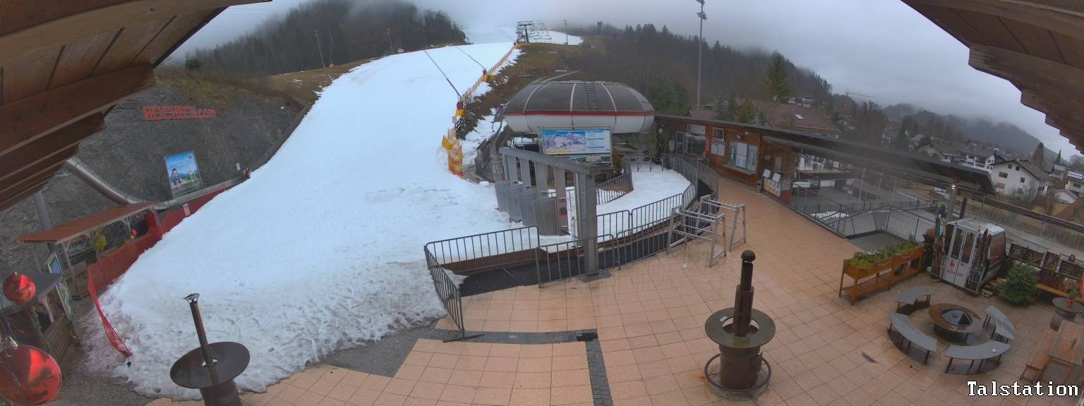Archiv Foto Webcam Skigebiet Oberaudorf Hocheck: Talstation