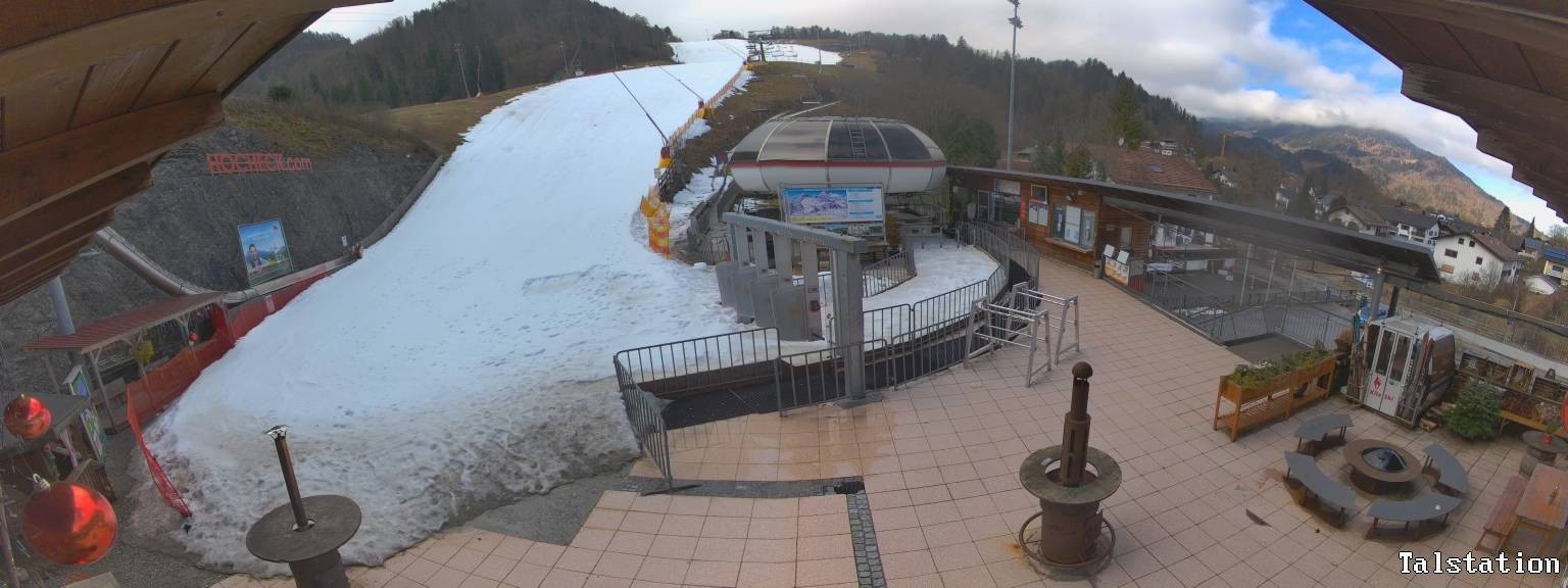 Archiv Foto Webcam Skigebiet Oberaudorf Hocheck: Talstation