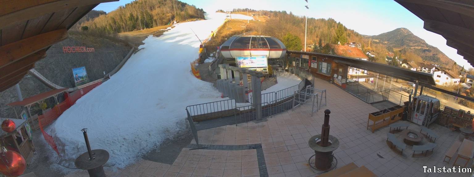 Archiv Foto Webcam Skigebiet Oberaudorf Hocheck: Talstation