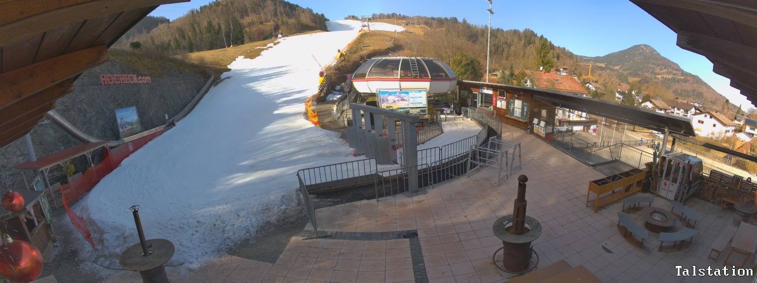 Archiv Foto Webcam Skigebiet Oberaudorf Hocheck: Talstation