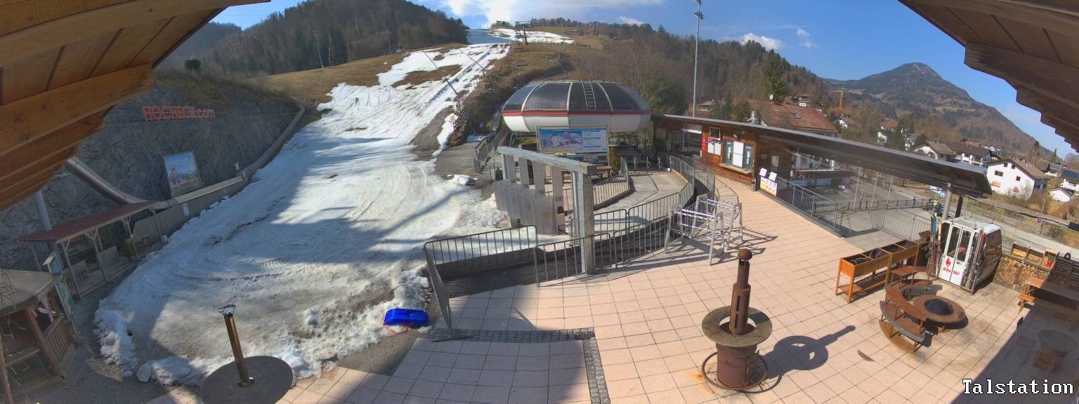 Archiv Foto Webcam Skigebiet Oberaudorf Hocheck: Talstation