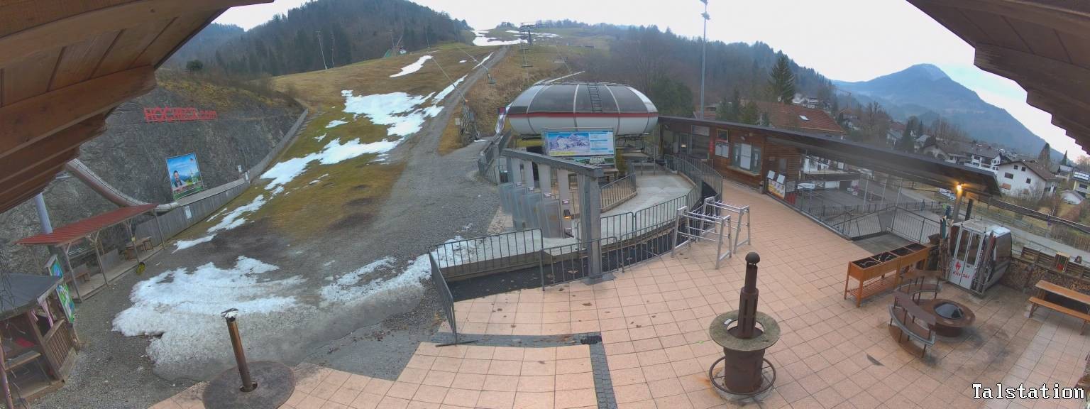 Archiv Foto Webcam Skigebiet Oberaudorf Hocheck: Talstation