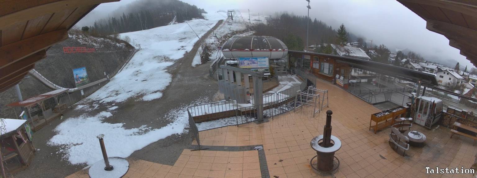 Archiv Foto Webcam Skigebiet Oberaudorf Hocheck: Talstation