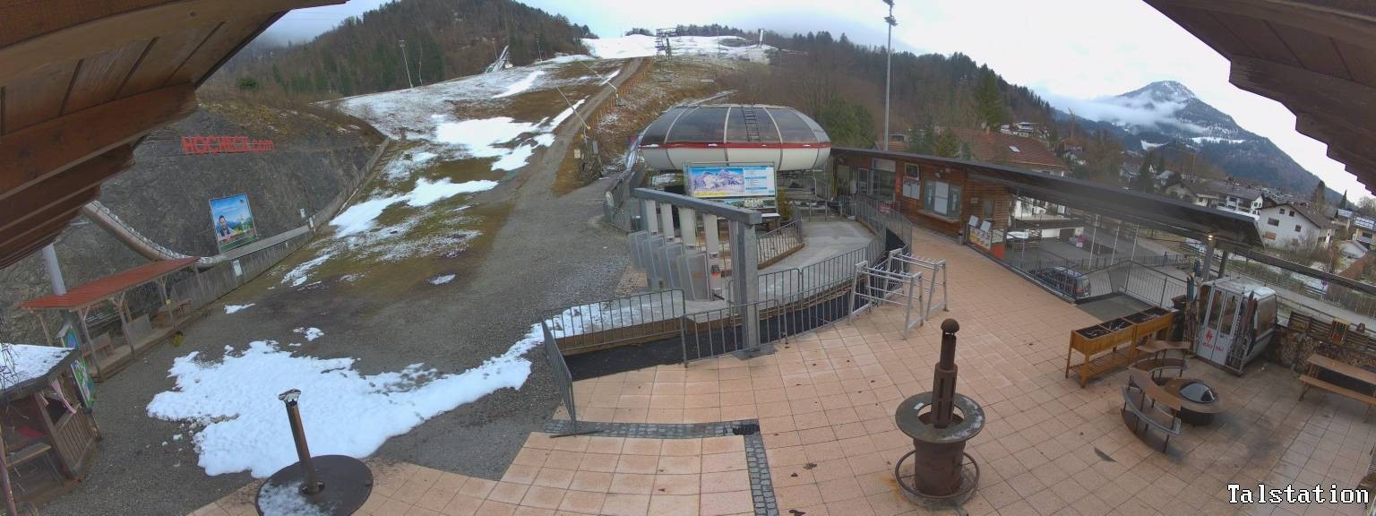 Archiv Foto Webcam Skigebiet Oberaudorf Hocheck: Talstation