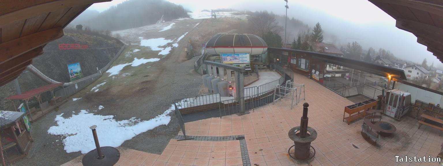 Archiv Foto Webcam Skigebiet Oberaudorf Hocheck: Talstation
