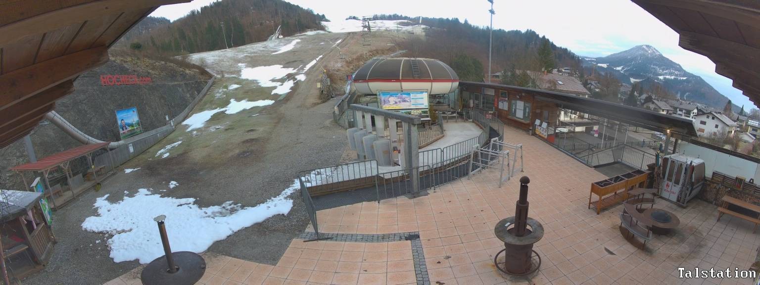 Archiv Foto Webcam Skigebiet Oberaudorf Hocheck: Talstation