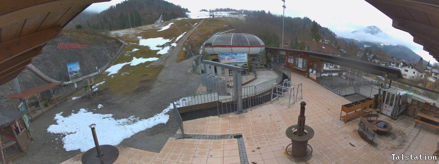 Archiv Foto Webcam Skigebiet Oberaudorf Hocheck: Talstation