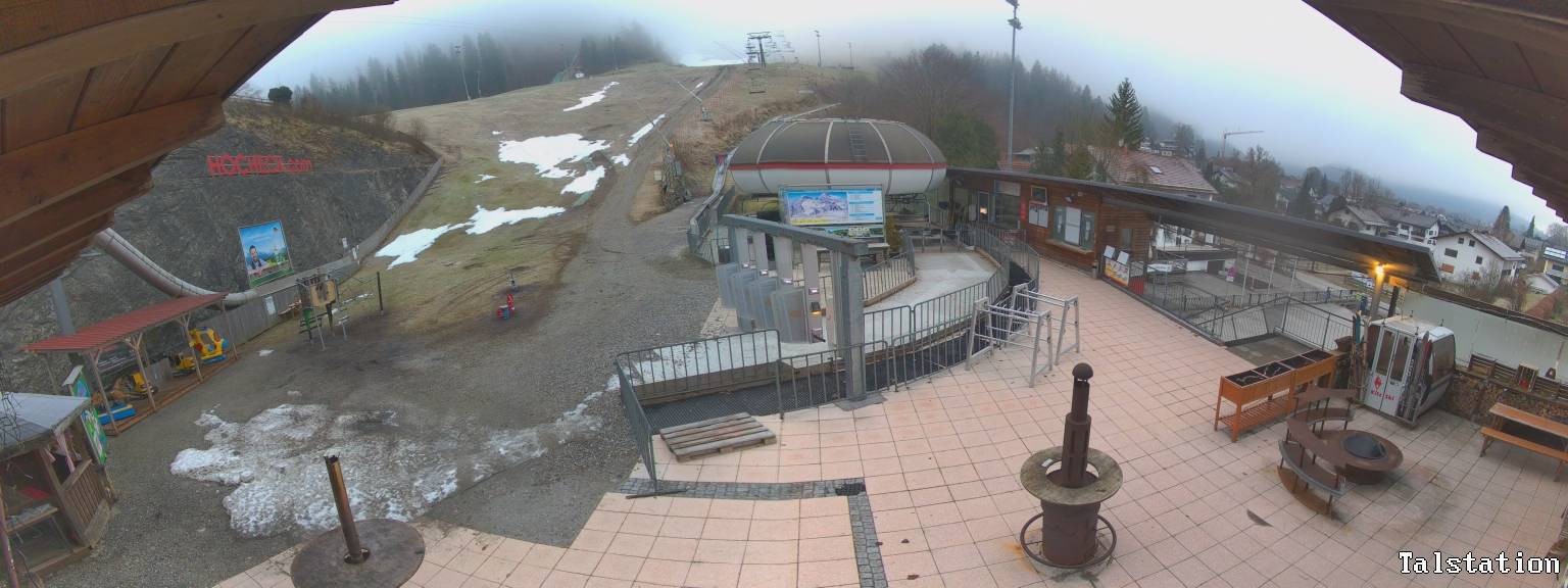 Archiv Foto Webcam Skigebiet Oberaudorf Hocheck: Talstation
