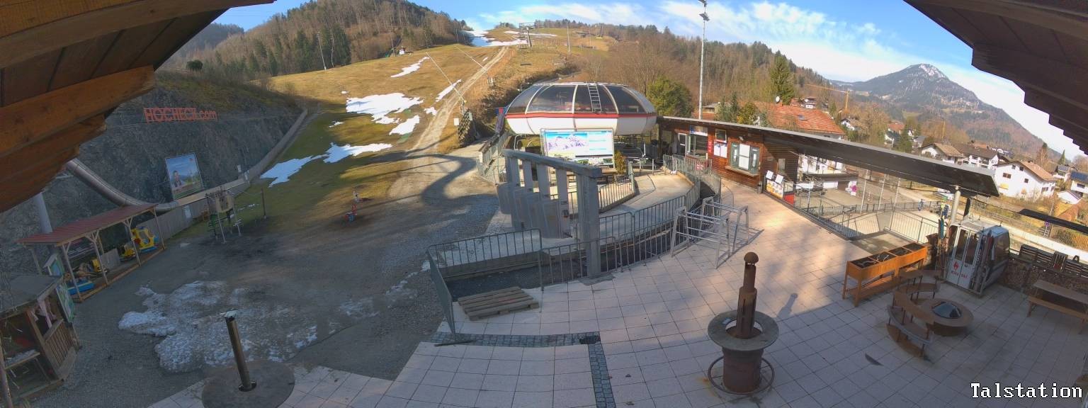 Archiv Foto Webcam Skigebiet Oberaudorf Hocheck: Talstation