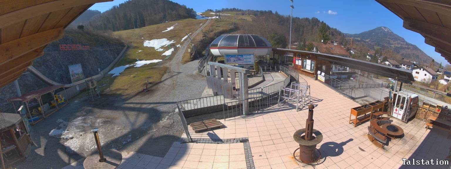 Archiv Foto Webcam Skigebiet Oberaudorf Hocheck: Talstation