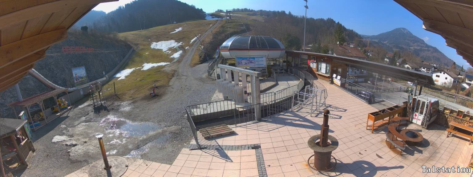 Archiv Foto Webcam Skigebiet Oberaudorf Hocheck: Talstation