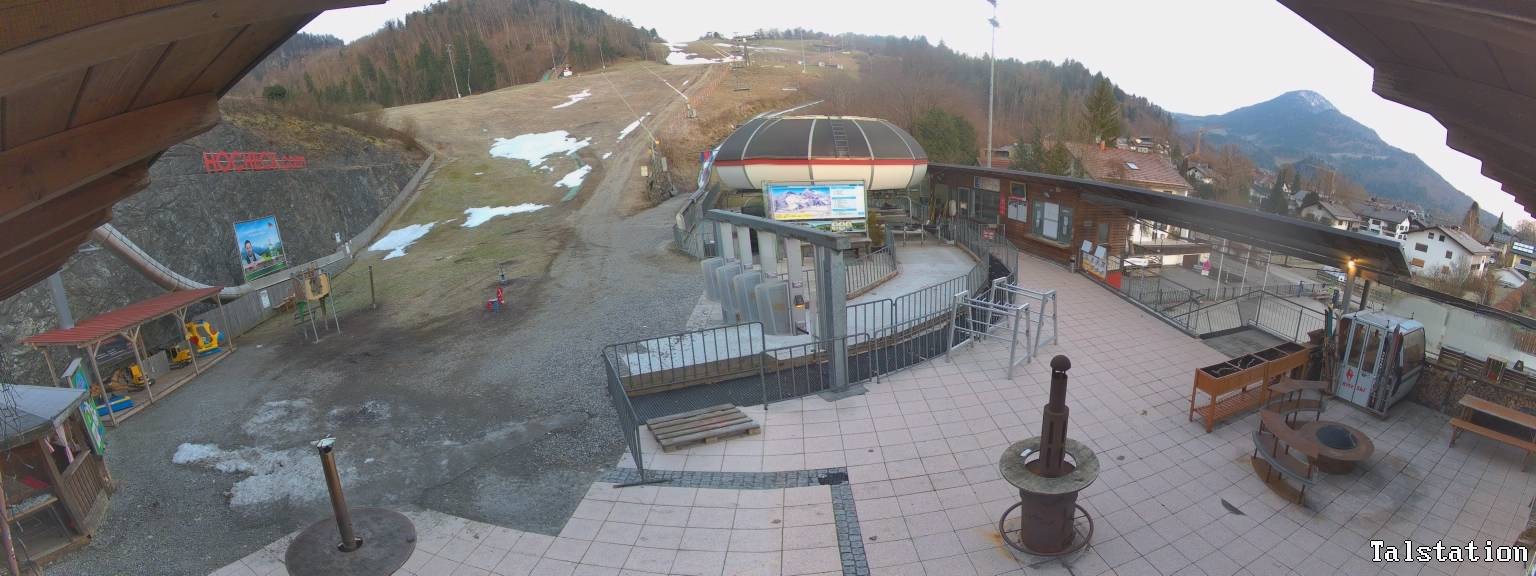 Archiv Foto Webcam Skigebiet Oberaudorf Hocheck: Talstation
