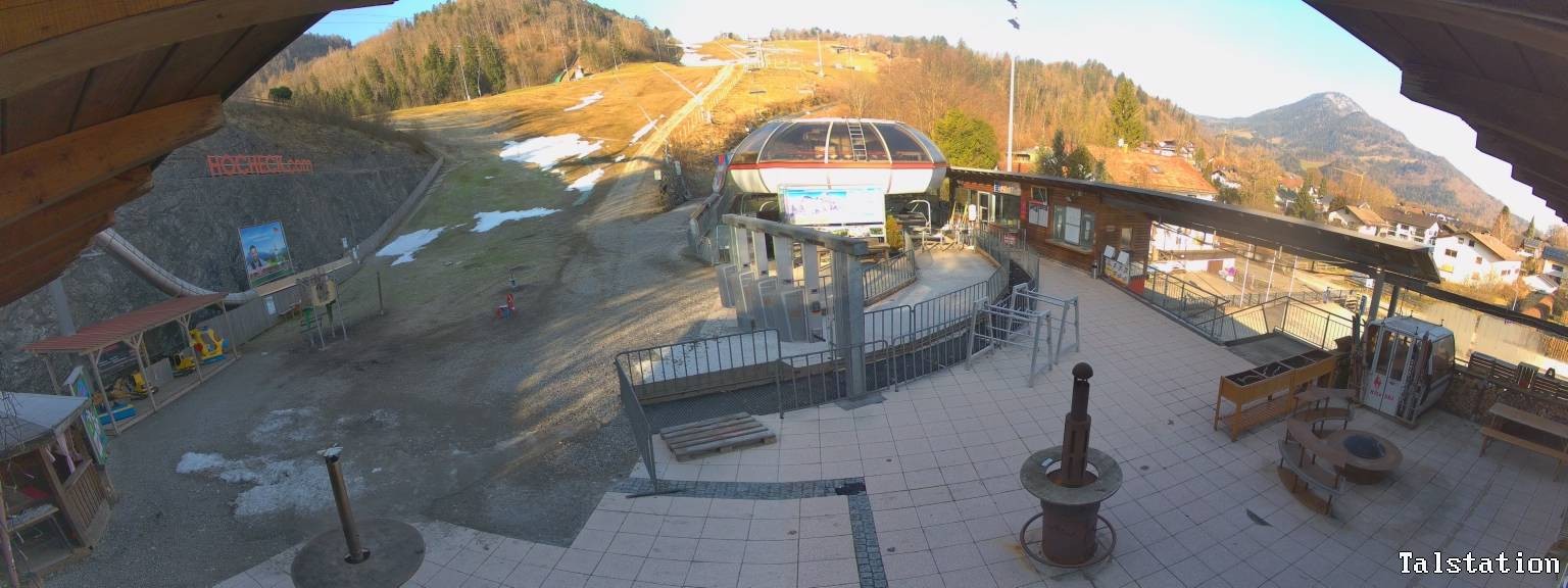 Archiv Foto Webcam Skigebiet Oberaudorf Hocheck: Talstation