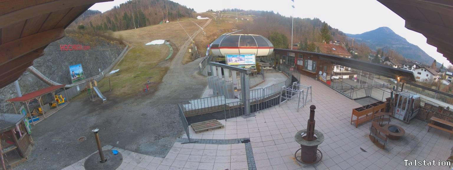 Archiv Foto Webcam Skigebiet Oberaudorf Hocheck: Talstation