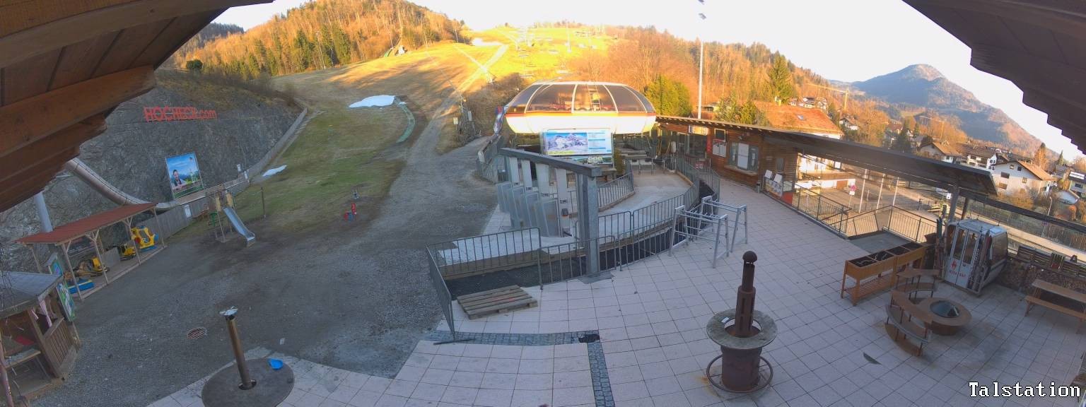 Archiv Foto Webcam Skigebiet Oberaudorf Hocheck: Talstation