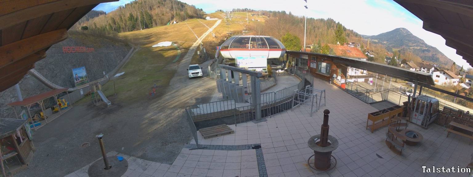 Archiv Foto Webcam Skigebiet Oberaudorf Hocheck: Talstation