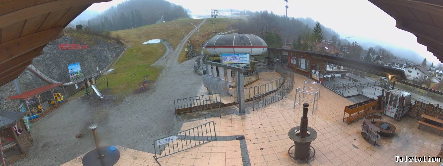 Archiv Foto Webcam Skigebiet Oberaudorf Hocheck: Talstation