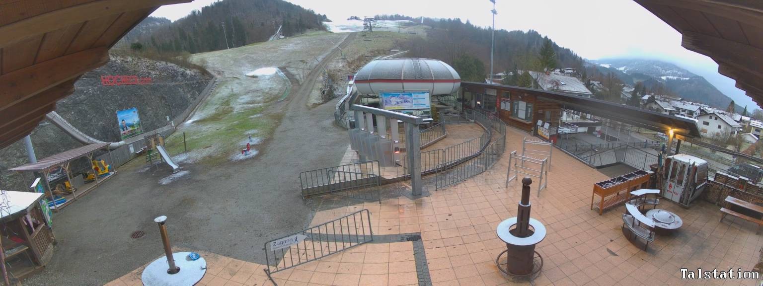Archiv Foto Webcam Skigebiet Oberaudorf Hocheck: Talstation