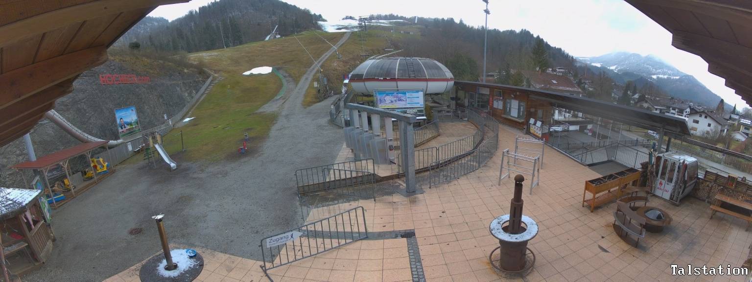 Archiv Foto Webcam Skigebiet Oberaudorf Hocheck: Talstation