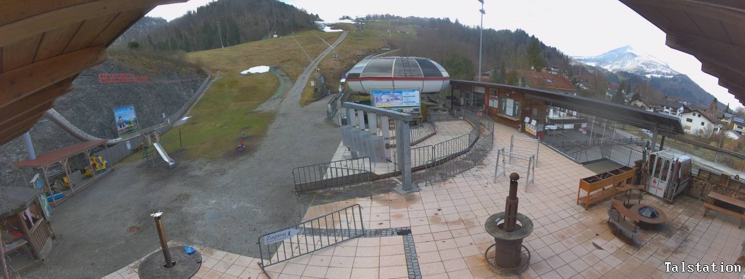 Archiv Foto Webcam Skigebiet Oberaudorf Hocheck: Talstation