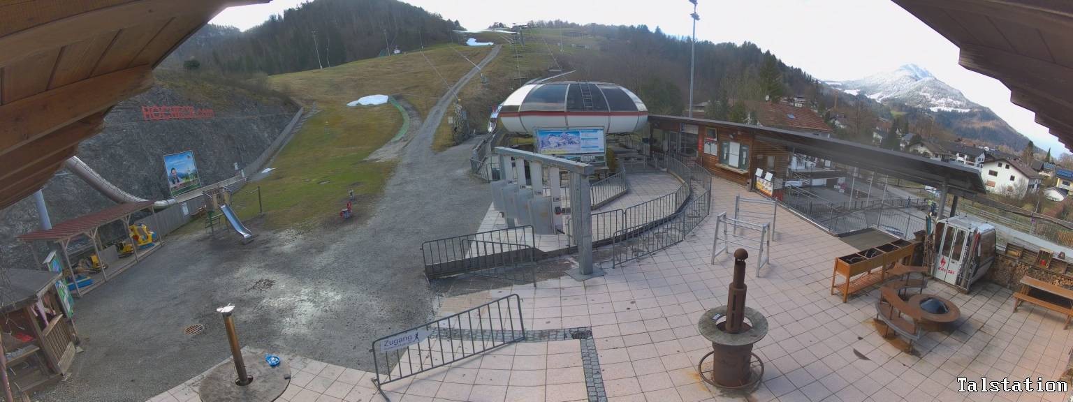 Archiv Foto Webcam Skigebiet Oberaudorf Hocheck: Talstation