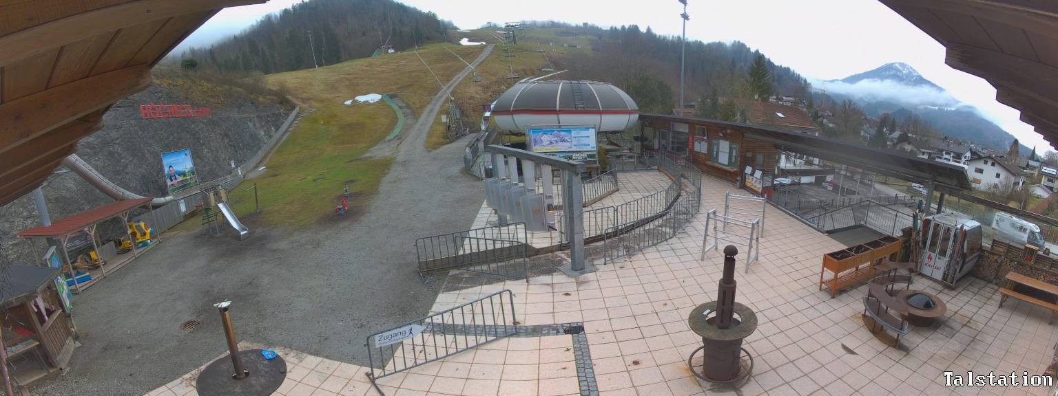 Archiv Foto Webcam Skigebiet Oberaudorf Hocheck: Talstation