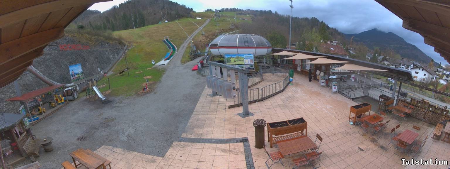 Archiv Foto Webcam Skigebiet Oberaudorf Hocheck: Talstation
