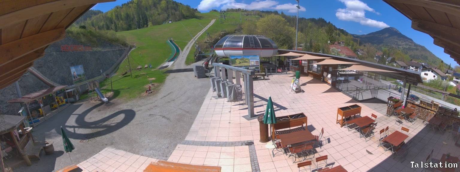 Archiv Foto Webcam Skigebiet Oberaudorf Hocheck: Talstation