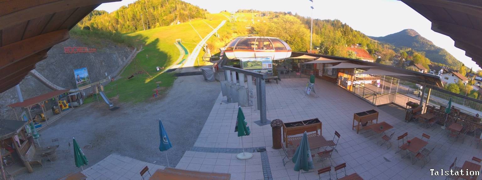 Archiv Foto Webcam Skigebiet Oberaudorf Hocheck: Talstation