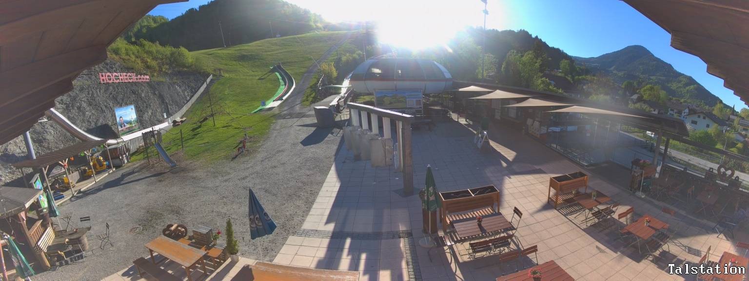 Archiv Foto Webcam Skigebiet Oberaudorf Hocheck: Talstation