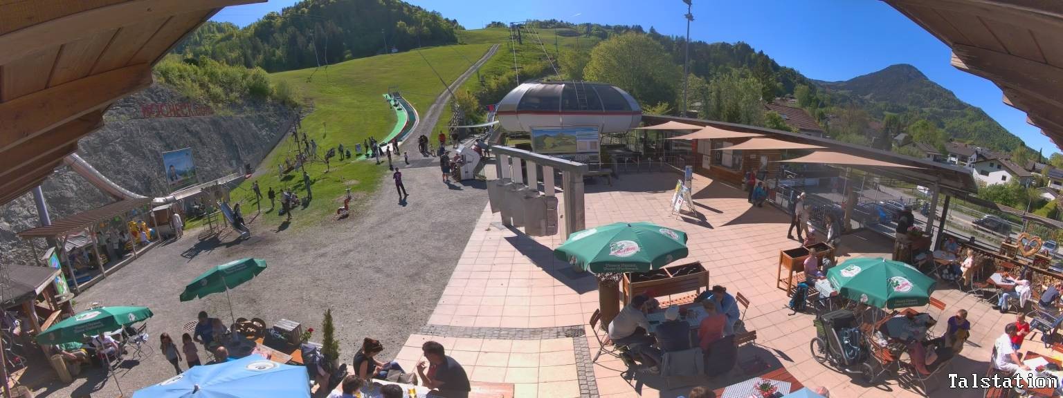Archiv Foto Webcam Skigebiet Oberaudorf Hocheck: Talstation