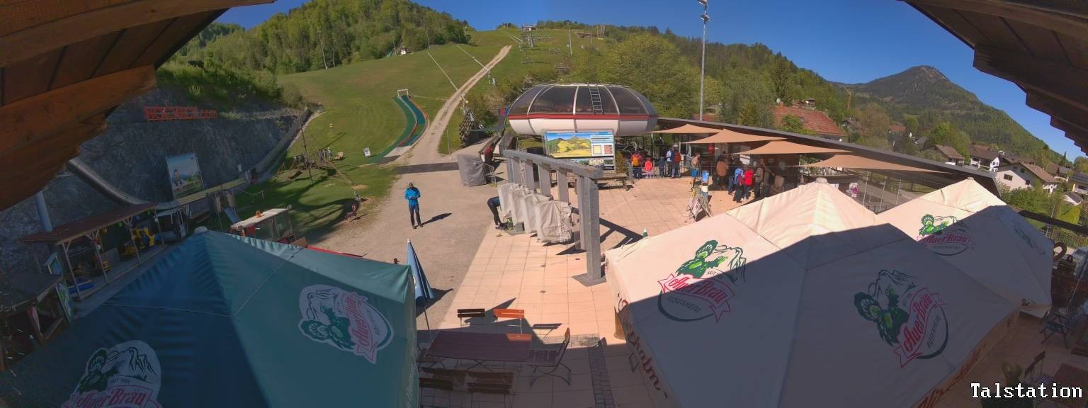 Archiv Foto Webcam Skigebiet Oberaudorf Hocheck: Talstation