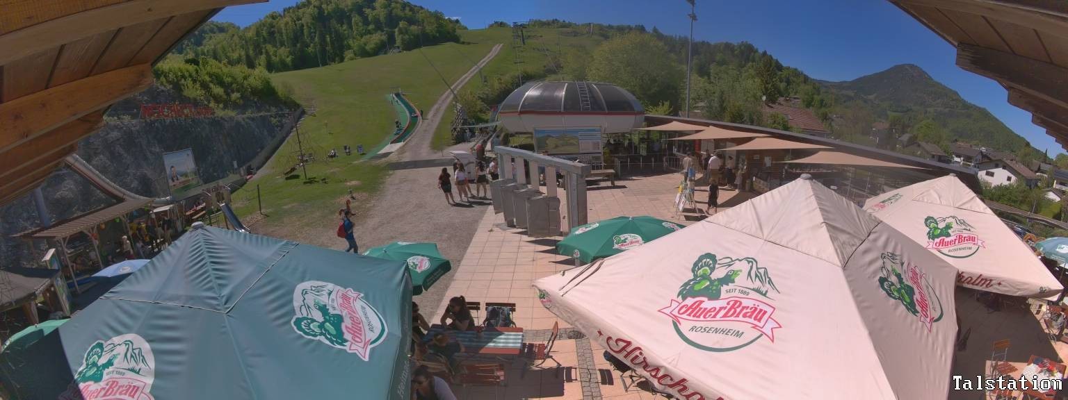 Archived image Webcam Oberaudorf Hocheck ski resort: base station