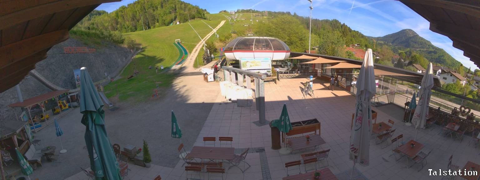 Archiv Foto Webcam Skigebiet Oberaudorf Hocheck: Talstation
