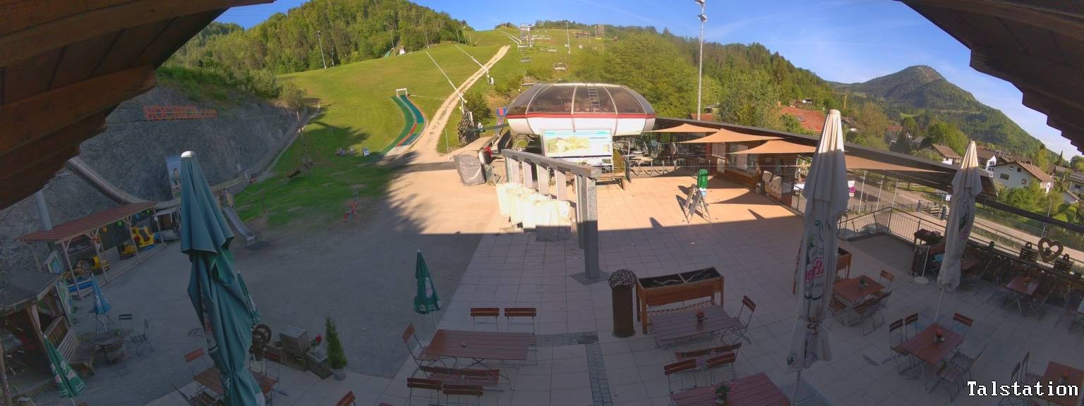 Archiv Foto Webcam Skigebiet Oberaudorf Hocheck: Talstation