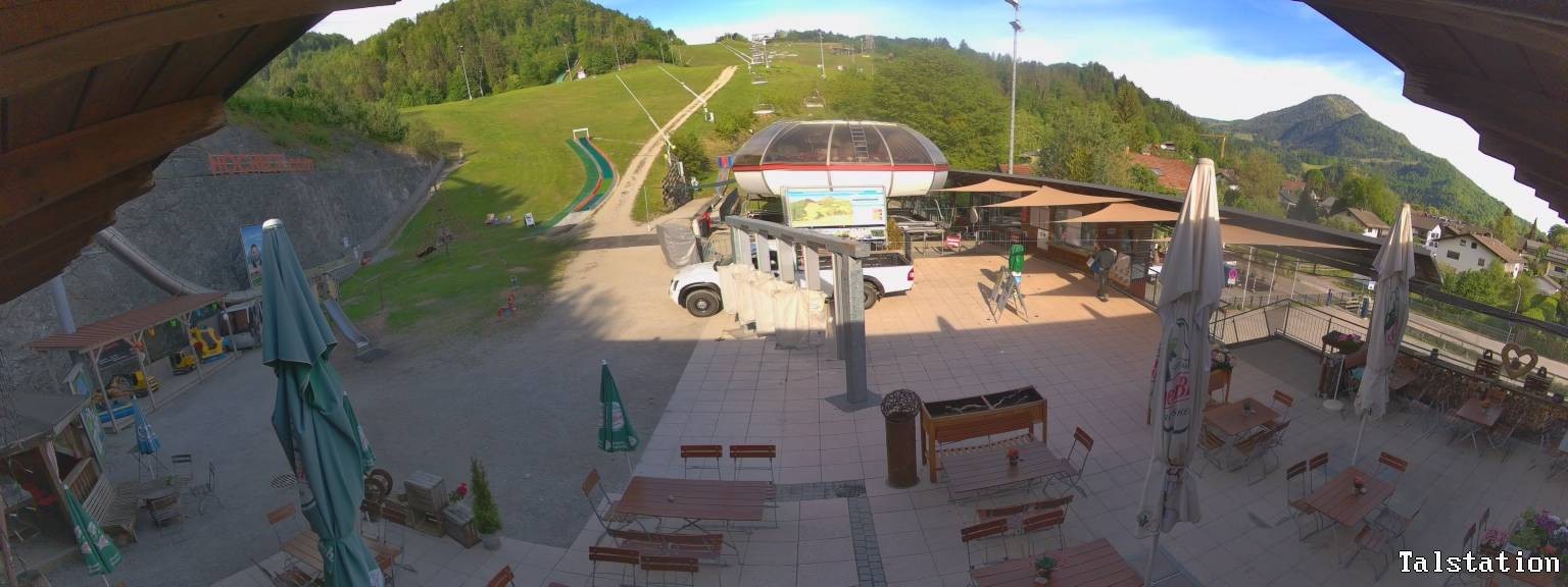 Archiv Foto Webcam Skigebiet Oberaudorf Hocheck: Talstation