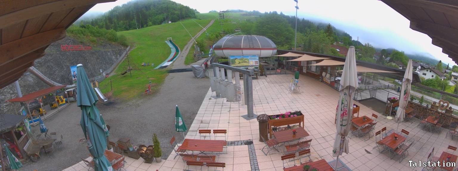 Archiv Foto Webcam Skigebiet Oberaudorf Hocheck: Talstation
